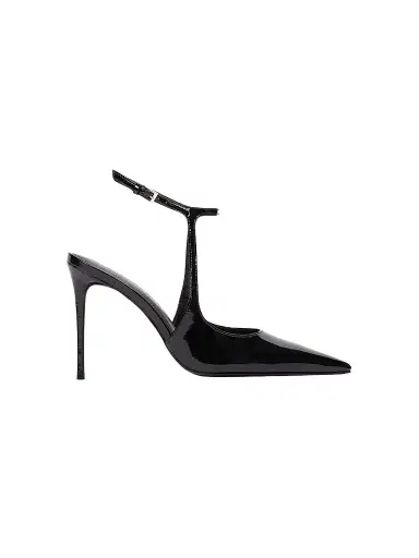 Black Suede Studio Women's Runa 100MM Pumps - Black Patent Leather - Size 12 | Thumbnail 1 Black Suede Studio Women's Runa 100MM Pumps - Black Patent Leather - Size 12 | Thumbnail 1