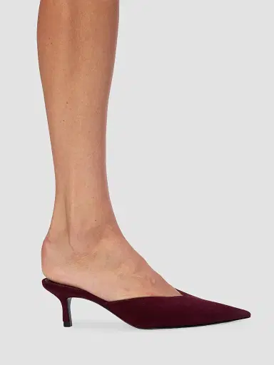 Black Suede Studio Women's Analisa 50MM Mules - Cardovan Suede - Size 12 | Thumbnail 5 Black Suede Studio Women's Analisa 50MM Mules - Cardovan Suede - Size 12 | Thumbnail 5