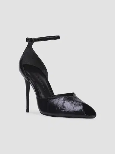 Black Suede Studio Women's Cala 100MM Sandals - Black Mix - Size 12 | Thumbnail 2 Black Suede Studio Women's Cala 100MM Sandals - Black Mix - Size 12 | Thumbnail 2