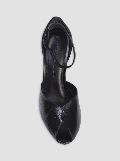 Black Suede Studio Women's Cala 100MM Sandals - Black Mix - Size 12 | Thumbnail 4 Black Suede Studio Women's Cala 100MM Sandals - Black Mix - Size 12 | Thumbnail 4