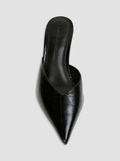Black Suede Studio Women's Analisa Mules - Black - Size 12 | Thumbnail 4 Black Suede Studio Women's Analisa Mules - Black - Size 12 | Thumbnail 4