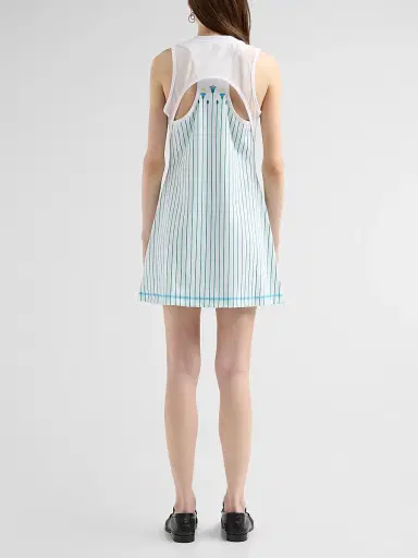 Casablanca Women's Floral Stripe Tennis Mini Dress - Sporty Floral Stripe - Size XL | Thumbnail 3 Casablanca Women's Floral Stripe Tennis Mini Dress - Sporty Floral Stripe - Size XL | Thumbnail 3