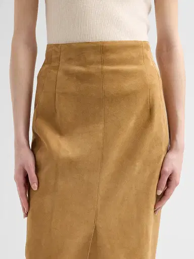 Akris Women's Suede Pencil Skirt | Thumbnail 5 Akris Women's Suede Pencil Skirt | Thumbnail 5
