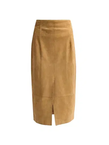 Akris Women's Suede Pencil Skirt | Thumbnail 1 Akris Women's Suede Pencil Skirt | Thumbnail 1