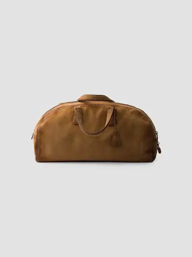 Prada Men's Suede Duffle Bag | Thumbnail 5 Prada Men's Suede Duffle Bag | Thumbnail 5