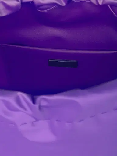 Prada Women's Wish Silk Duchesse Pouch - Purple | Thumbnail 3 Prada Women's Wish Silk Duchesse Pouch - Purple | Thumbnail 3