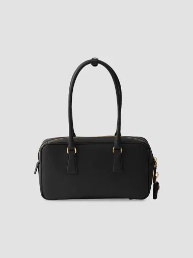 Prada Women's Saffiano Leather Top Handle Bag - Black | Thumbnail 3 Prada Women's Saffiano Leather Top Handle Bag - Black | Thumbnail 3