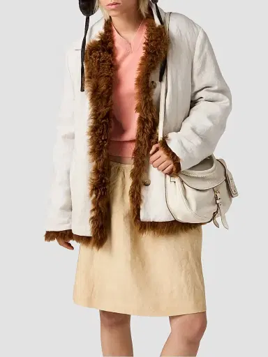 Miu Miu Women's V-Neck Wool Cardigan - Pink | Thumbnail 5 Miu Miu Women's V-Neck Wool Cardigan - Pink | Thumbnail 5
