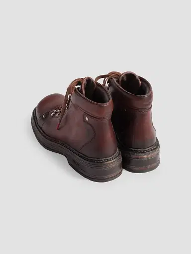 Miu Miu Women's Leather Booties - Dark Brown | Thumbnail 2 Miu Miu Women's Leather Booties - Dark Brown | Thumbnail 2