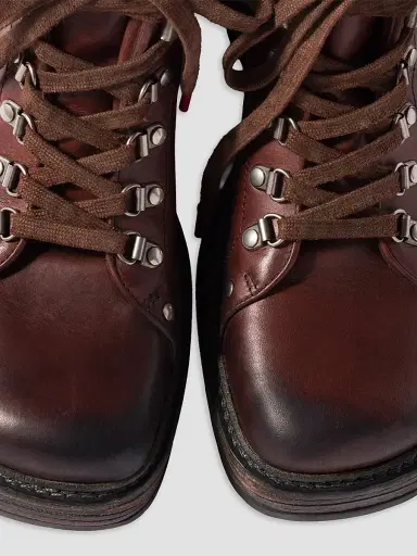 Miu Miu Women's Leather Booties - Dark Brown | Thumbnail 3 Miu Miu Women's Leather Booties - Dark Brown | Thumbnail 3