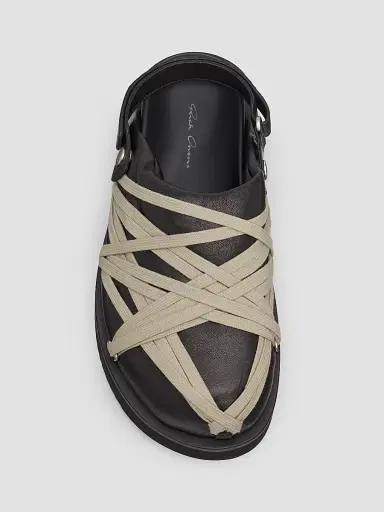 Rick Owens Women's Padded Leather Megalace Platform Mules - Black Pearl | Thumbnail 4 Rick Owens Women's Padded Leather Megalace Platform Mules - Black Pearl | Thumbnail 4
