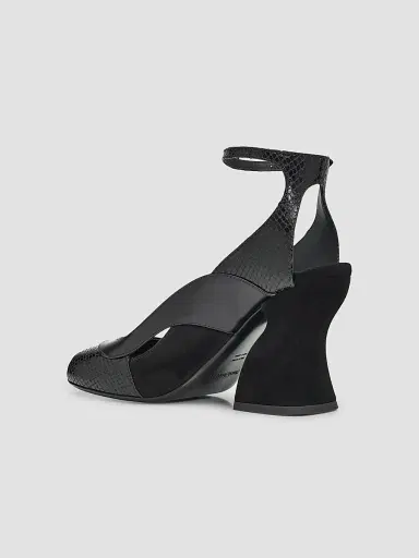 Zimmermann Women's Marvi 75MM Leather Sandals - Black | Thumbnail 2 Zimmermann Women's Marvi 75MM Leather Sandals - Black | Thumbnail 2