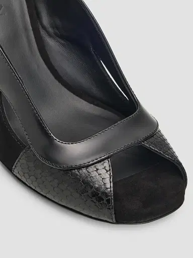 Zimmermann Women's Marvi 75MM Leather Sandals - Black | Thumbnail 3 Zimmermann Women's Marvi 75MM Leather Sandals - Black | Thumbnail 3