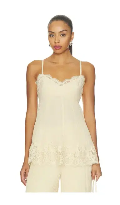 Zimmermann Pleated Lace Cami | Thumbnail 2 Zimmermann Pleated Lace Cami | Thumbnail 2