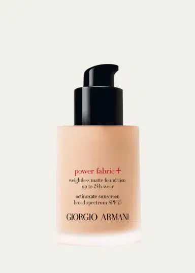 Armani Beauty Power Fabric+ Matte Foundation with Broad-Spectrum SPF 25 | Thumbnail 5 Armani Beauty Power Fabric+ Matte Foundation with Broad-Spectrum SPF 25 | Thumbnail 5
