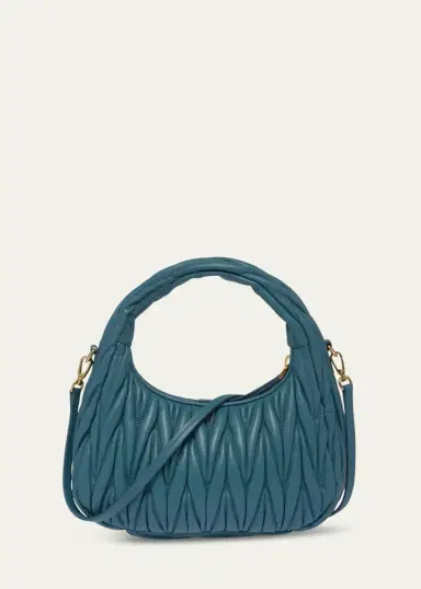 Miu Miu Matelasse Quilted Top Handle Hobo Bag | Thumbnail 6 Miu Miu Matelasse Quilted Top Handle Hobo Bag | Thumbnail 6