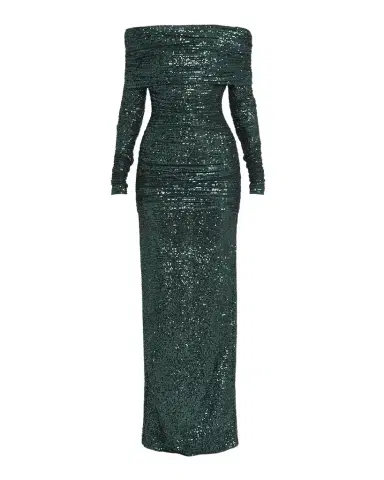 Dolce & Gabbana Sequin Off-Shoulder Column Gown | Thumbnail 1 Dolce & Gabbana Sequin Off-Shoulder Column Gown | Thumbnail 1