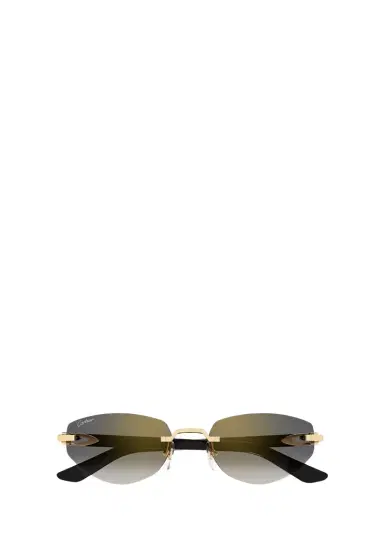 Cartier C Decor Cat-Eye Metal Sunglasses | Thumbnail 1 Cartier C Decor Cat-Eye Metal Sunglasses | Thumbnail 1