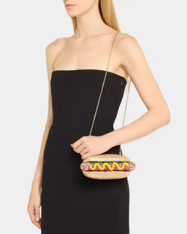 Judith Leiber Couture Hot Dog Crystal Minaudiere | Thumbnail 2 Judith Leiber Couture Hot Dog Crystal Minaudiere | Thumbnail 2