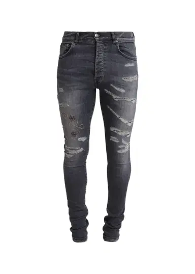 AMIRI Men's Hollywood Studded Stretch Skinny Jeans | Thumbnail 1 AMIRI Men's Hollywood Studded Stretch Skinny Jeans | Thumbnail 1