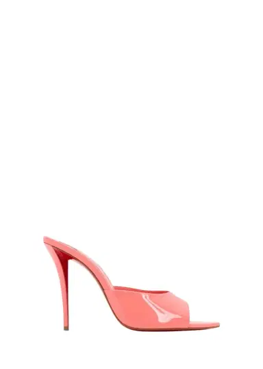Christian Louboutin 100mm Miss Z Leather Mule Sandals | Thumbnail 1 Christian Louboutin 100mm Miss Z Leather Mule Sandals | Thumbnail 1