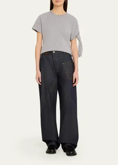 JW Anderson Knotted Short-Sleeve T-Shirt | Thumbnail 2 JW Anderson Knotted Short-Sleeve T-Shirt | Thumbnail 2