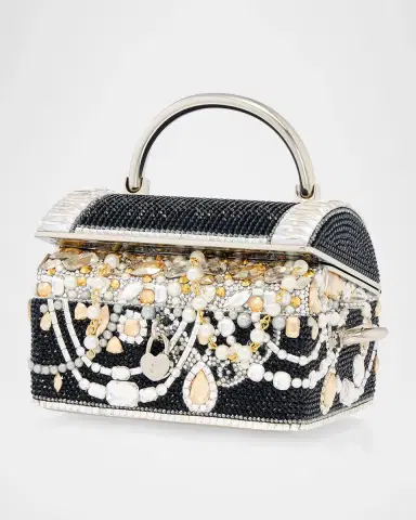 Judith Leiber Couture Abundance Treasure Chest Crystal Top-Handle Bag | Thumbnail 2 Judith Leiber Couture Abundance Treasure Chest Crystal Top-Handle Bag | Thumbnail 2