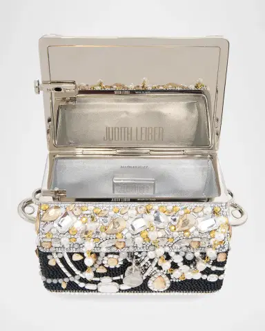 Judith Leiber Couture Abundance Treasure Chest Crystal Top-Handle Bag | Thumbnail 3 Judith Leiber Couture Abundance Treasure Chest Crystal Top-Handle Bag | Thumbnail 3
