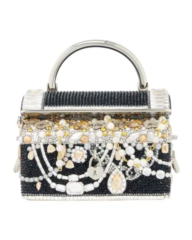 Judith Leiber Couture Abundance Treasure Chest Crystal Top-Handle Bag | Thumbnail 1 Judith Leiber Couture Abundance Treasure Chest Crystal Top-Handle Bag | Thumbnail 1