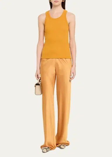 Vince Scoop-Neck Ribbed Tank Top | Thumbnail 6 Vince Scoop-Neck Ribbed Tank Top | Thumbnail 6