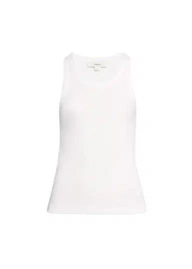 Vince Scoop-Neck Ribbed Tank Top | Thumbnail 1 Vince Scoop-Neck Ribbed Tank Top | Thumbnail 1
