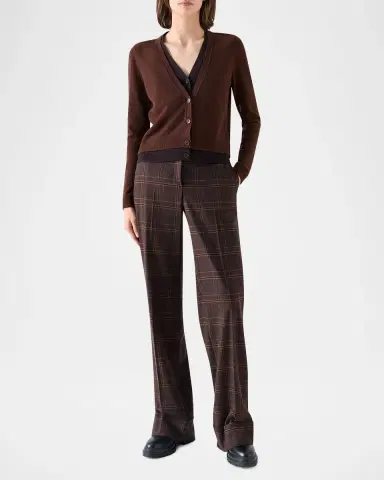 Akris punto Wool-Cashmere V-Neck Cardigan | Thumbnail 2 Akris punto Wool-Cashmere V-Neck Cardigan | Thumbnail 2