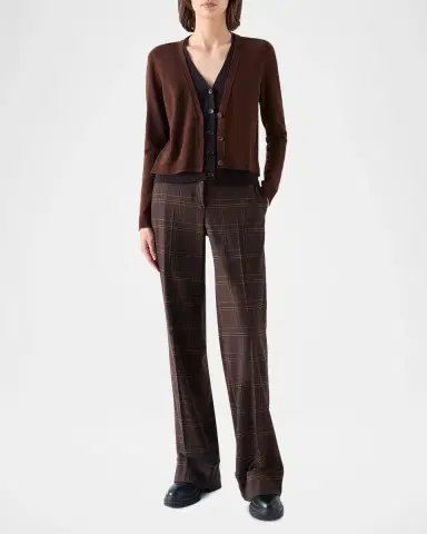 Akris punto Wool-Cashmere V-Neck Cardigan | Thumbnail 7 Akris punto Wool-Cashmere V-Neck Cardigan | Thumbnail 7