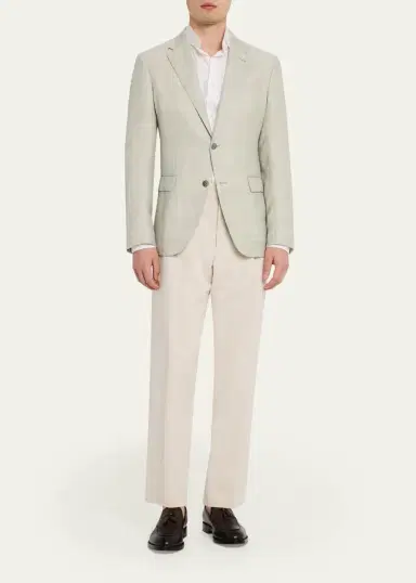 Zegna Men's Cashmere Single-Breasted Sport Coat | Thumbnail 2 Zegna Men's Cashmere Single-Breasted Sport Coat | Thumbnail 2