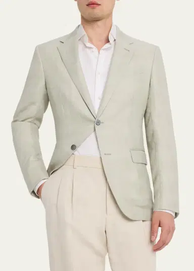 Zegna Men's Cashmere Single-Breasted Sport Coat | Thumbnail 4 Zegna Men's Cashmere Single-Breasted Sport Coat | Thumbnail 4