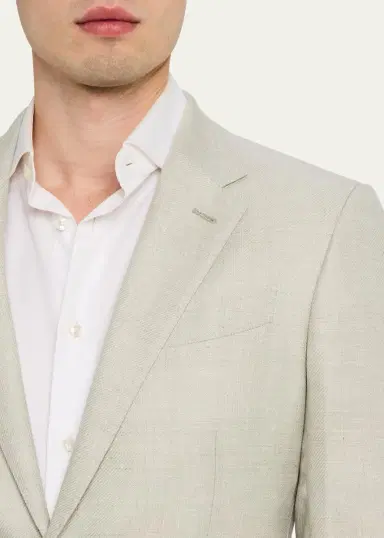 Zegna Men's Cashmere Single-Breasted Sport Coat | Thumbnail 5 Zegna Men's Cashmere Single-Breasted Sport Coat | Thumbnail 5