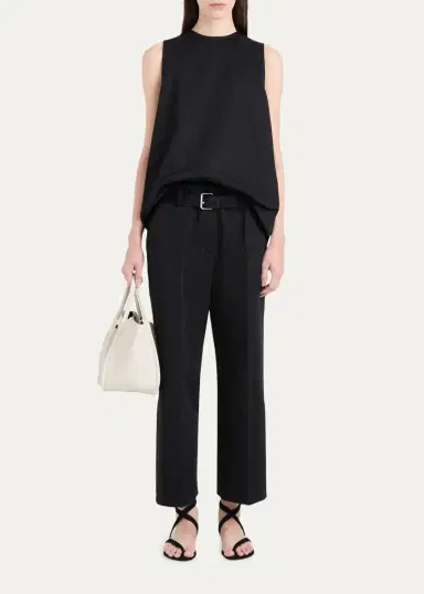 Proenza Schouler Nila Belted Cotton Pants | Thumbnail 2 Proenza Schouler Nila Belted Cotton Pants | Thumbnail 2
