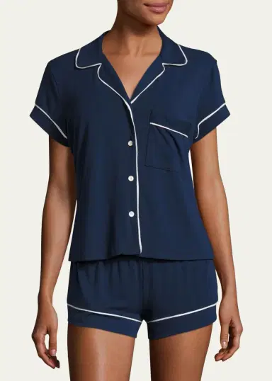 Eberjey Gisele Shortie Pajama Set | Thumbnail 2 Eberjey Gisele Shortie Pajama Set | Thumbnail 2