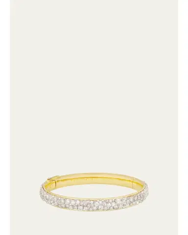 Paul Morelli 18K Yellow and White Gold Diamond Bangle Bracelet | Thumbnail 1 Paul Morelli 18K Yellow and White Gold Diamond Bangle Bracelet | Thumbnail 1