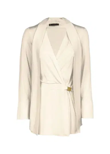 ViX Rosalie Surplice-Neck Mini Dress | Thumbnail 1 ViX Rosalie Surplice-Neck Mini Dress | Thumbnail 1