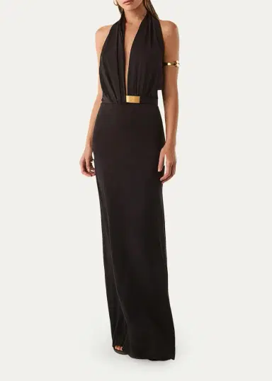 ViX Rosana Belted Halter Maxi Dress | Thumbnail 2 ViX Rosana Belted Halter Maxi Dress | Thumbnail 2