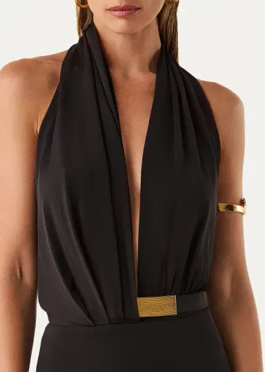 ViX Rosana Belted Halter Maxi Dress | Thumbnail 4 ViX Rosana Belted Halter Maxi Dress | Thumbnail 4