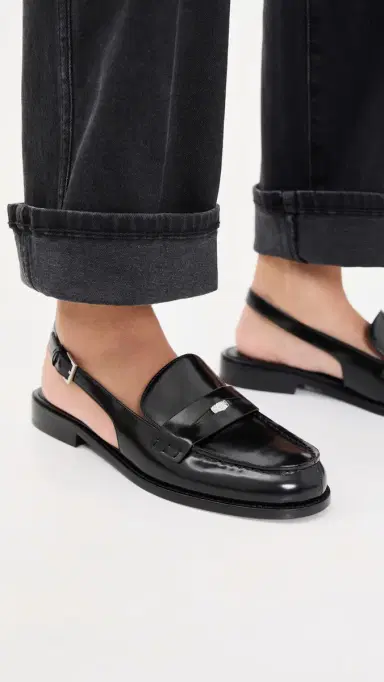 Tory Burch Classic Penny Slingback Loafers | Thumbnail 3 Tory Burch Classic Penny Slingback Loafers | Thumbnail 3