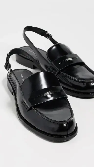 Tory Burch Classic Penny Slingback Loafers | Thumbnail 5 Tory Burch Classic Penny Slingback Loafers | Thumbnail 5
