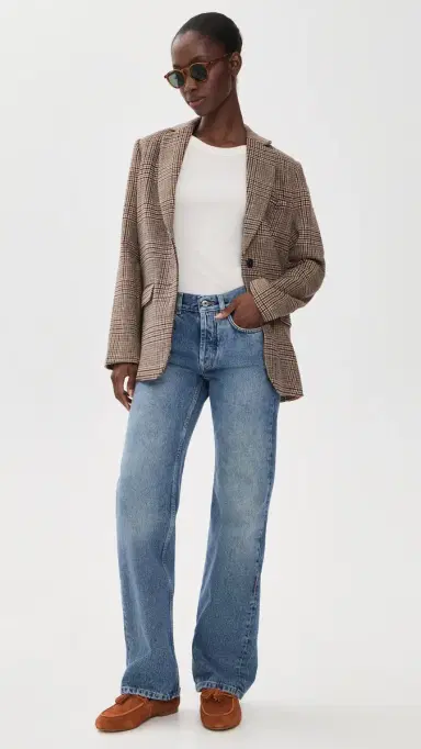 Favorite Daughter The Dean Blazer Brown Glen Plaid | Thumbnail 5 Favorite Daughter The Dean Blazer Brown Glen Plaid | Thumbnail 5