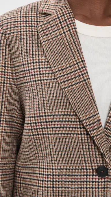 Favorite Daughter The Dean Blazer Brown Glen Plaid | Thumbnail 6 Favorite Daughter The Dean Blazer Brown Glen Plaid | Thumbnail 6