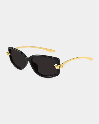 Bottega Veneta Temple Knot Rectangular Sunglasses | Thumbnail 2 Bottega Veneta Temple Knot Rectangular Sunglasses | Thumbnail 2