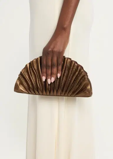 Cult Gaia Nala Mini Metallic Clutch | Thumbnail 2 Cult Gaia Nala Mini Metallic Clutch | Thumbnail 2