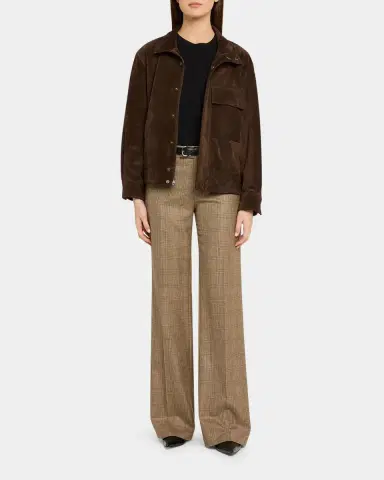 Nili Lotan Dominic Calfskin Suede Jacket | Thumbnail 2 Nili Lotan Dominic Calfskin Suede Jacket | Thumbnail 2