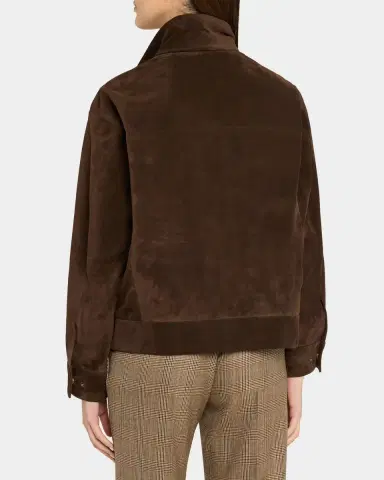 Nili Lotan Dominic Calfskin Suede Jacket | Thumbnail 3 Nili Lotan Dominic Calfskin Suede Jacket | Thumbnail 3